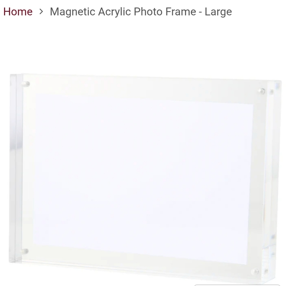 ❤️BUY 2 GET 1 FREE  Magnetic Acrylic Photo Frame - Large